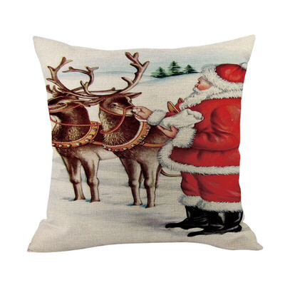 

Tailored Merry Christmas Cushion Cover Square Pillow Case Home Decor