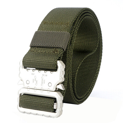 

2019 New Outdoor Motion Belt Quality Nylon Insert Buckle Men belt Casual Weaving Multifunvtion belt
