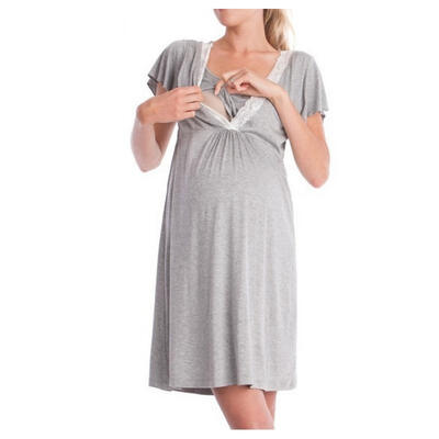 

Hot fashion Nursing Pregnant Women Summer Comfy Maternity Dress Breastfeeding Casual Dress