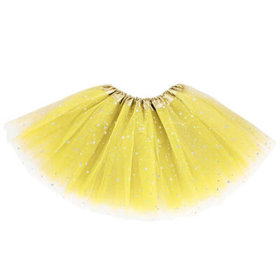 

Girls Kids Five Stars Sequins Princess Performance Ballet Dance Tutu Skirt