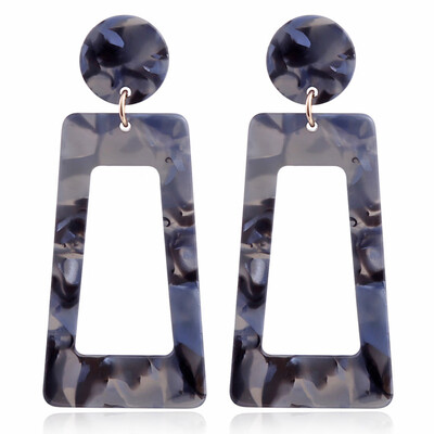 

T shape Geometric Dangle Drop Hook Ear Stud Earrings