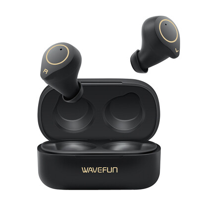 

BT 50 Earphone Touching APTX Headphone IPX7 Waterproof CVC80 Noise Cancelling Wireless Screen Touching Earphone Earbuds with Mic