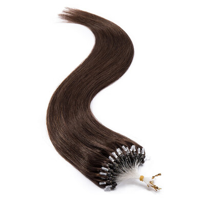 

Micro Loop Human Hair Extensions 100 Strands 100 Remy Invisible Micro Ring Beads Real Hair Extensions Straight