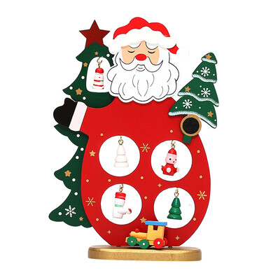 

〖Follure〗Christmas Santa Claus Snowman Train Ornaments Decor Put Bar Shop Gift Decor
