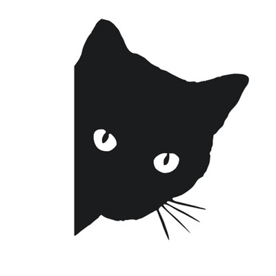 

Cartoon Cat Car Sticker Reflective Personality Body