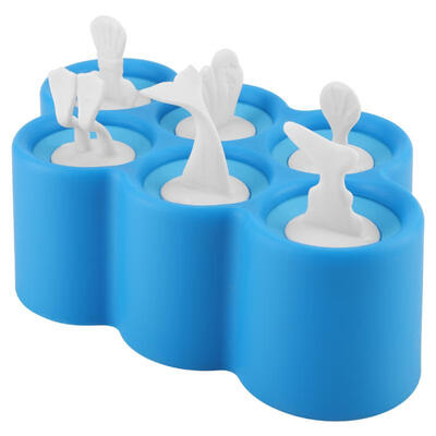 

Greensen Fish-Shaped Ice Cream Mold Silicone Frozen Ice Popsicle Mold With DIY Cartoon