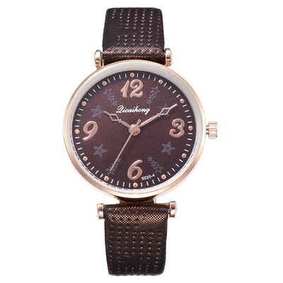 

New creative star ladies watch fashion digital set