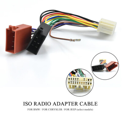 

12-107 ISO Radio Adapter for CHRYSLER for JEEP Wiring Harness Connector Lead Loom Cable Plug Adaptor Stereo