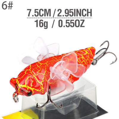 

75cm 16g Big Crankbait Minnow Wobblers Fishing Lures Hard Baits Trolling Perch