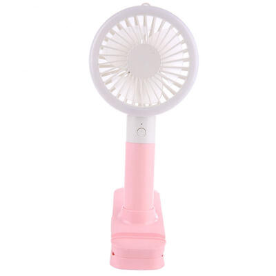

Greensen Handheld Fan Portable Desktop Cooling Fan with LED Lamp USB Rechargeable