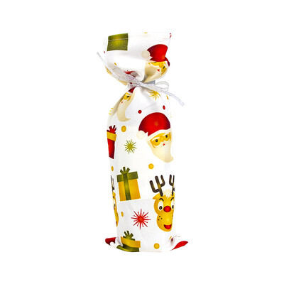 

Siaonvr Family Santas wine Bottle Cover Bag Christmas Decoration