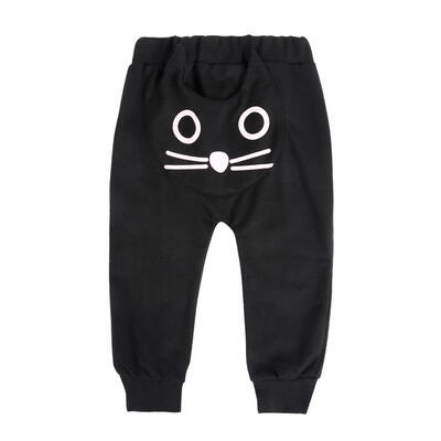 

Spring Boys Girls Loose Pants Cotton Baby Cartoon Trousers Kids Clothing