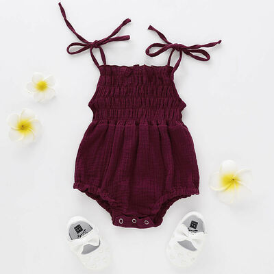 

Infant Baby Kids Girl Jumpsuit Romper Bodysuit Cotton Summer Clothes Outfits