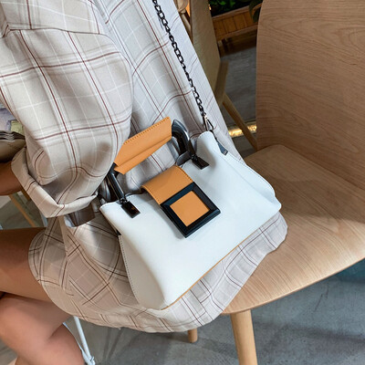 

Ocean color contrast shoulder bag popular female bag new 2019 summer small fresh messenger bag wild ins bucket bag