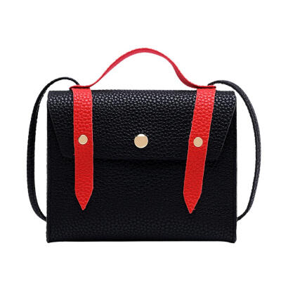 

Litchi Candy Color Shoulder Messenger Handbags Women Flap Crossbody Bags