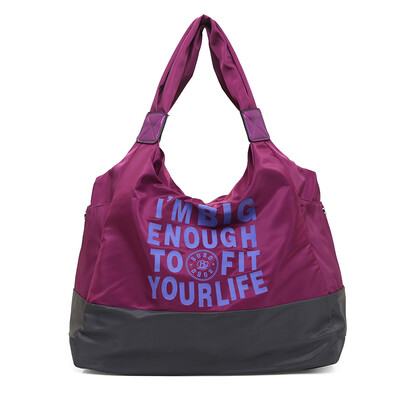 

Fashion ladies shoulder bag large dance bag yoga bag light Joker casual nylon Oxford cloth bag bag