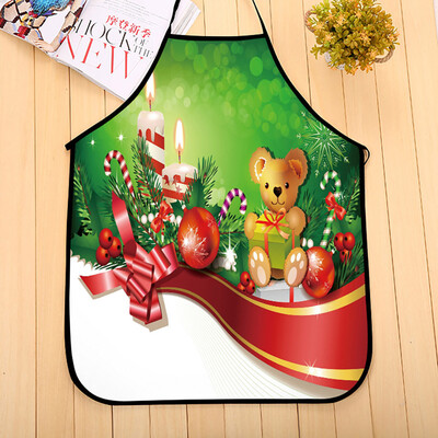 

Tailored Christmas Decoration Waterproof Apron Kitchen Aprons Dinner Party Apron