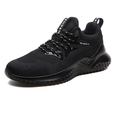 

Alpha old shoes male students flying woven shoes lightweight breathable sports running shoes casual white shoes trend mens shoes