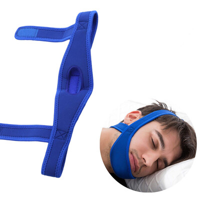 

〖Follure〗Men Anti Snore Chin Strap Stop Snoring Belt Sleep Apnea Chin Support Strap Aid