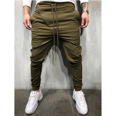

Men Long Casual Sport Pants Slim Fit Trousers Running Pencil Jogger Cargo Pants