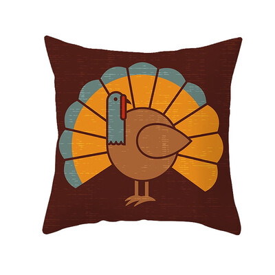 

〖Follure〗Thanksgiving Turkey Pillow Case Cushion Cover Sofa Bed Car Cushion Decor NEW