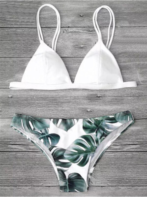 

Sexy Women High Waist Push-up Padded Bra Bandage Bikini Set Swimsuit Swimwear Bathing