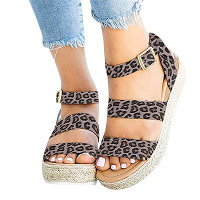 

Rose Womens Fashion Flats Open Toe Ankle Thick Bottom Straps Buckle Roman Sandals
