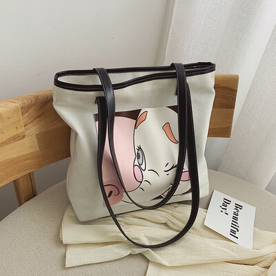 

Ins overheated bag summer shopping bag new 2019 single shoulder slant bag for women canvas bag bag