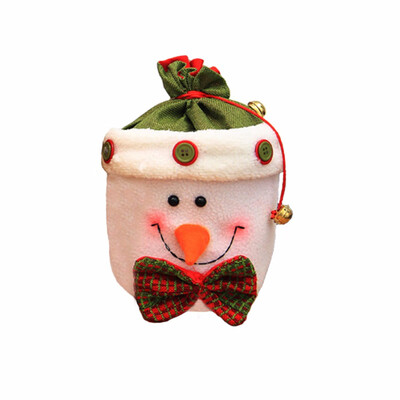 

Gobestart New Christmas Candy Bag Gift Bag Snowman