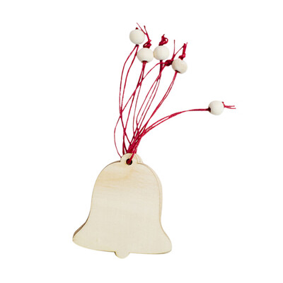 

〖Follure〗6Pcs Christmas Decor Gifts Wooden Pendant Tree Ornament Party Home Hanging Decor