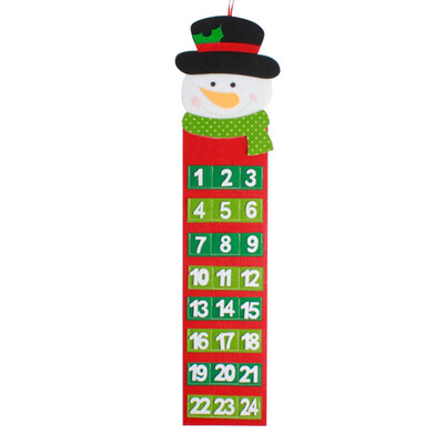 

〖Follure〗Christmas Old Hairy Man Calendar Advent Countdown Calendar Wall Calendar