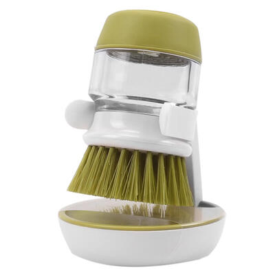 

Kitchen Cleaning Brush Utensils Dish Pot Home Wash Liquid Soap Dispenser