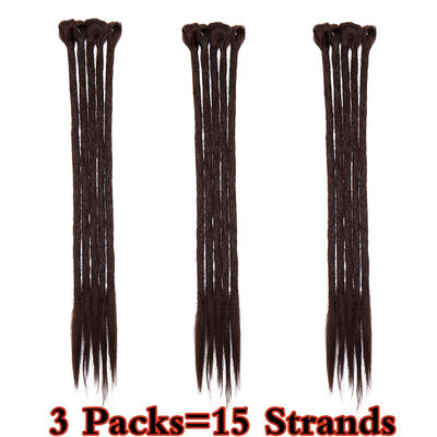 

Dreadlock Extension Ombre For Hip-Hop Synthetic Heat Resistant Crochet Braiding Hair Handmade Extension Twist Braiding For Women