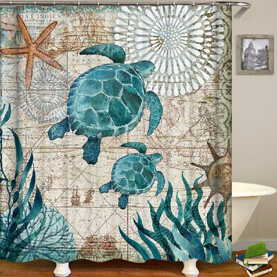 

Shower Curtain Animal Print Blackout Curtains Waterproof Mildew-proof Bathroom Curtain 71"x71"