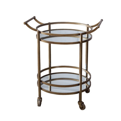 

YUEHONG Iron dining car home bathroom mobile trolley trolley 15389