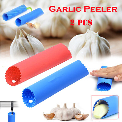

Siaonvr Garlic Peeler Silicone Tube Roller soft Chef Garlic Peelers Set Of 2