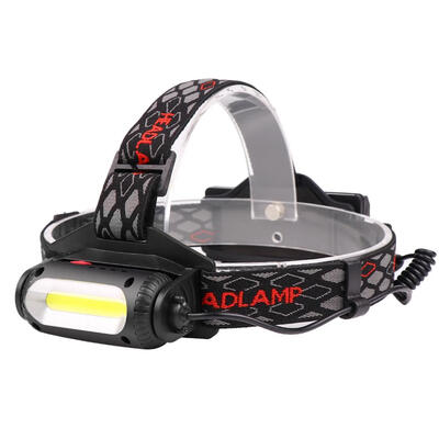 

1pc Double-sided LED COB Headlamps Outdoor Camping Flashlight Headlight
