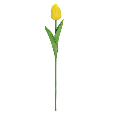 

Toponeto Mini Tulip Artificial Flower Latex Real Bridal Wedding Bouquet Home Decor