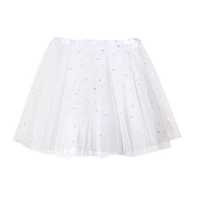 

Roseonmyhand Womens Pleated Gauze Short Skirt Adult Tutu Dancing Skirt