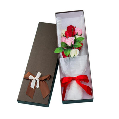 

11pcs Rose Flowers Bouquet Scented Soap Petal Perfumed Soap Valentine Gift