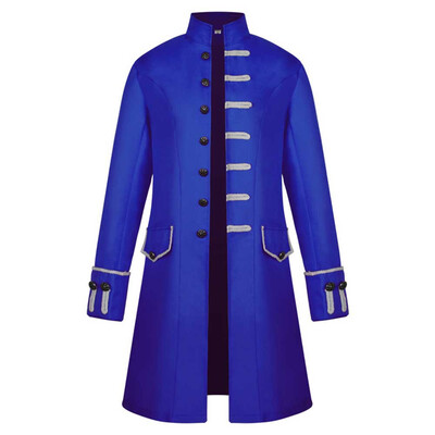 

Gobestart Men Winter Warm Vintage Tailcoat Jacket Overcoat Outwear Buttons Coat