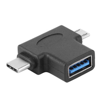 

USB OTG Adapter USB 30 Female to Micro USB Type-C Male Converter Splitter