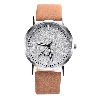 

Coffee Gorgeous Design Wrist Watch Fashionable Quartz Movement Adjustable Pin Buckle Band for Student Present Gift