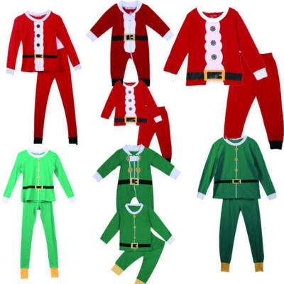 

Family Christmas Pajamas Set Xmas Matching Pyjamas Mom Adult Kids Sleepwear US