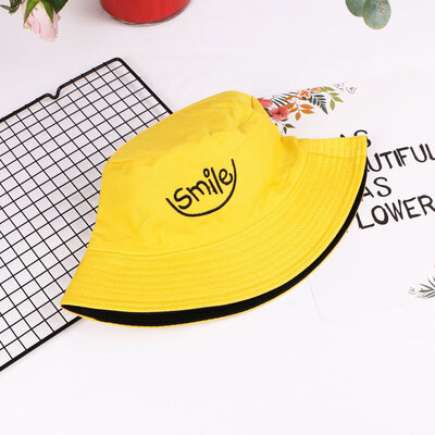 

Double-sided wearing fisherman hat female Korean tide-proof visor hat male spring summer Japanese summer Korean student cap