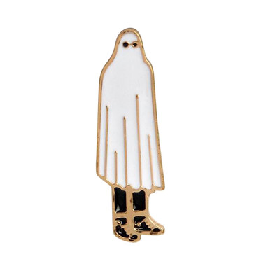 

Enamel White Rabbit Mask Figure Sign Cute Brooches Pins Badge Jewelry Women Gift