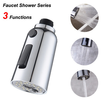 

〖Follure〗Faucet Pull Head Accessories Adjustable 3 Function Switch Shower Head Water Flow
