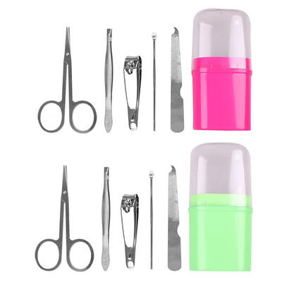 

5pcs Nail Clipper Nipper Scissor Tweezer Set Manicure Nail Art Care Tools