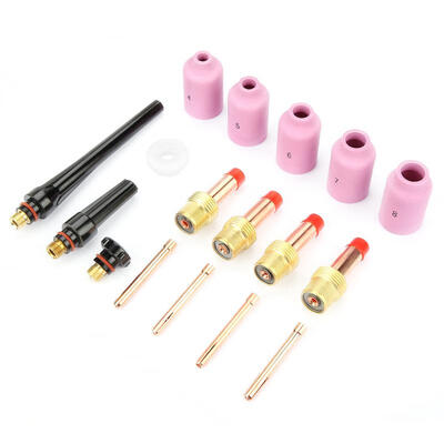 

Greensen 17pcsset WP 17 18 26 Series TIG Welding Torch Consumables Accessories