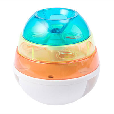 

Pet Dog Tumbler Food Dispenser Toy Leaky Slow Food Bowl Training Play Toys
